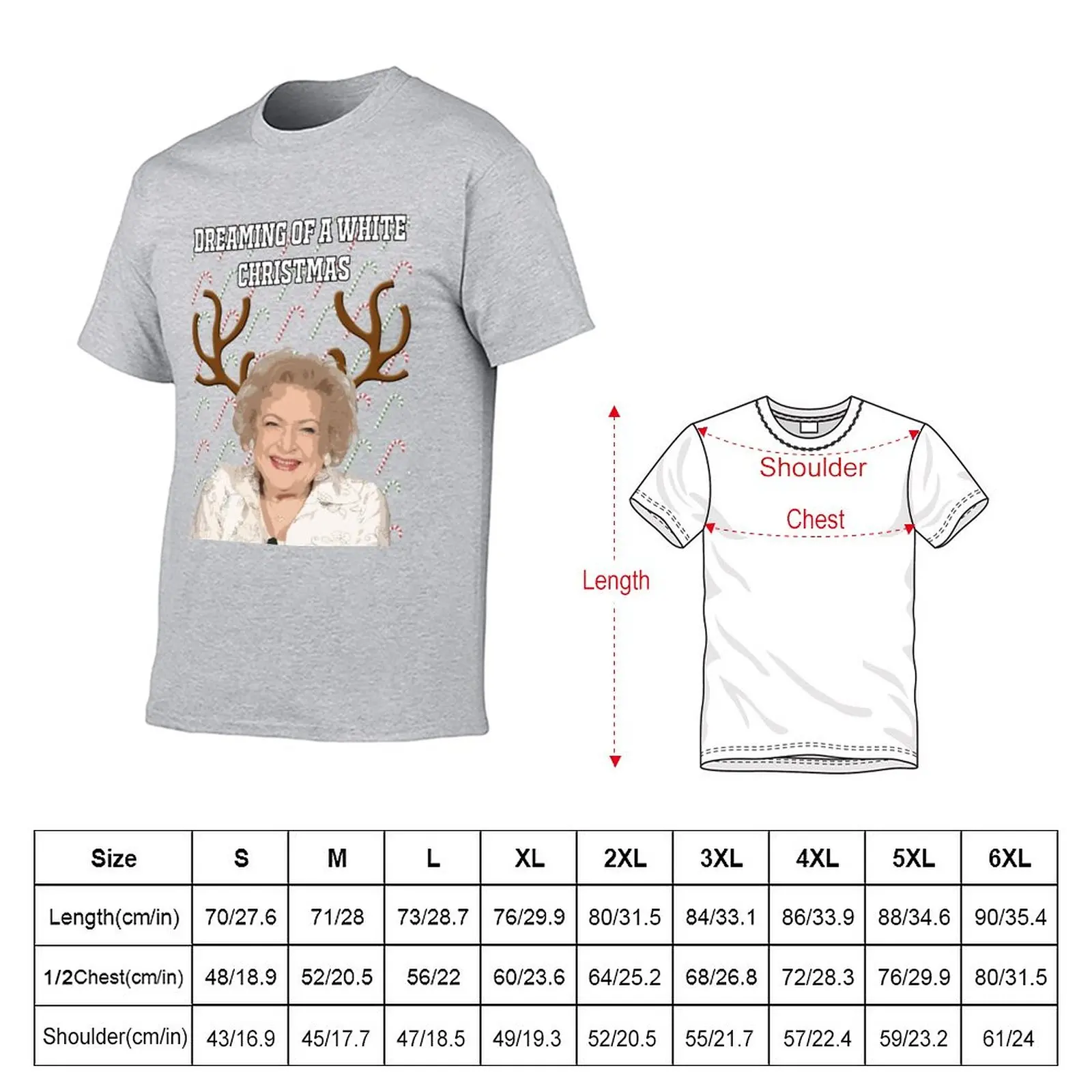 The Golden Girls' 'Dreaming of a White Christmas' Greeting Card T-Shirt blanks sports fans oversized T-shirt men