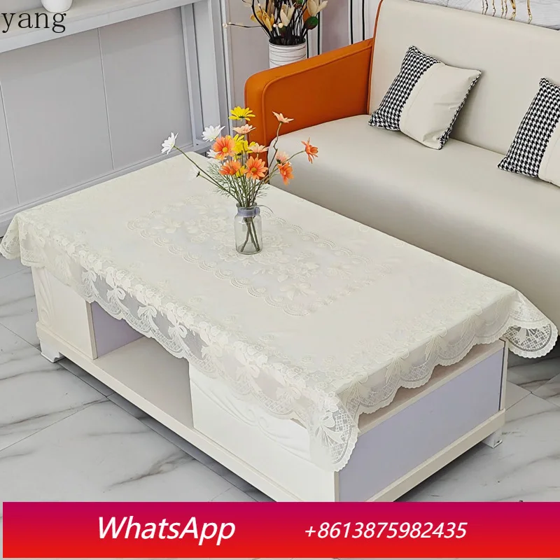 

LH tablecloth waterproof and anti-scalding square tablecloth rectangular dining table mat leave-in plastic