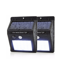 RTS Outdoor Motion Sensor LED Wall Lamps Indoor For Garden 20 Led Solar Sensor Wall Light Solar Led Light