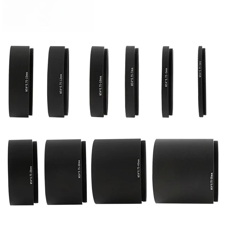 M54X0.75 Extension Tube for Telephoto Lens 3/5/7/10/12/15/20/30/40mm Focal Lengths Astronomical Telescopes Rear Focal