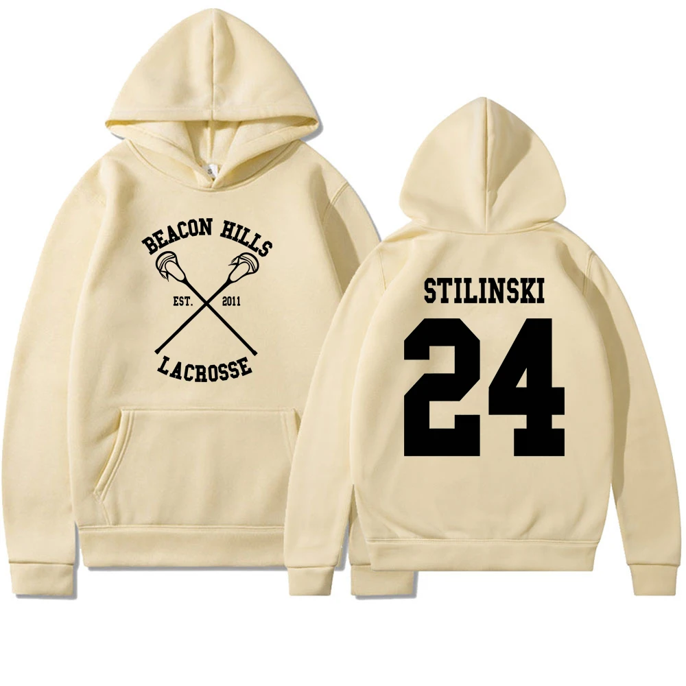 Teen Wolf Hoodies STILINSKI 24 LAHEY 14 MCCALL 11 Fashion Print Streetwear Men Women Sports Sweatshirts Hoodie Harajuku Clothing