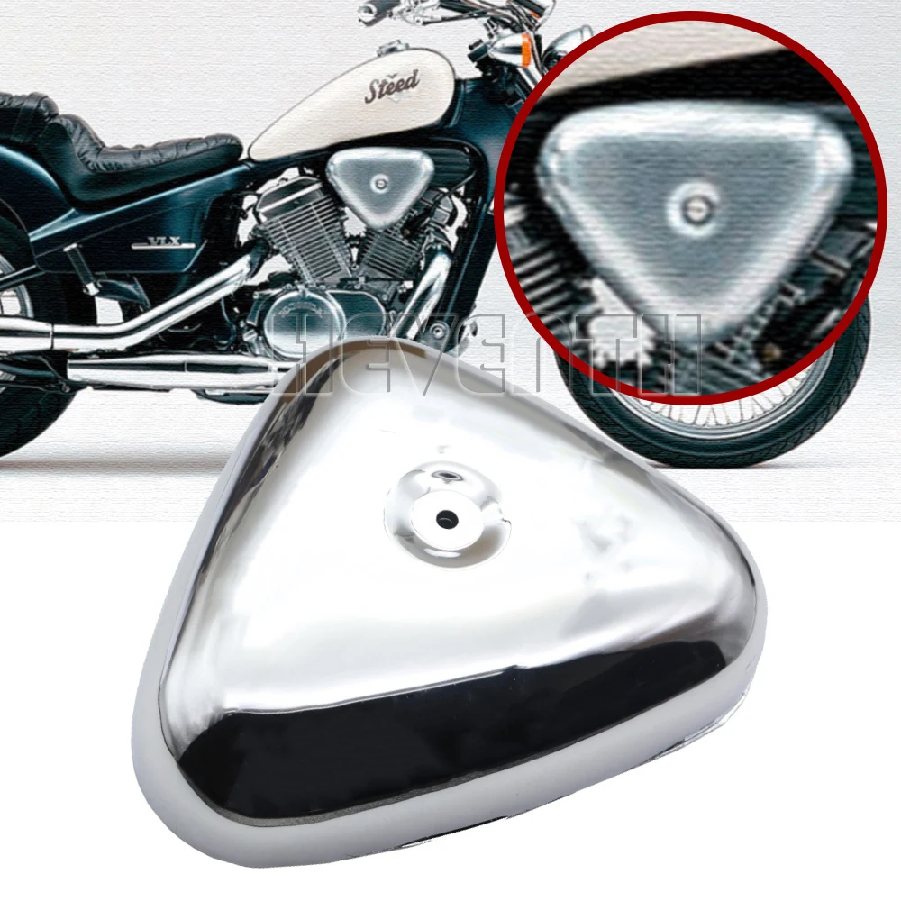 For Honda Shadow STEED 400 600 STEED600 VT600 VLX400 VLX600 1988-1998 1997 1996 Motorcycle Chrome Air Filters Cover Protector