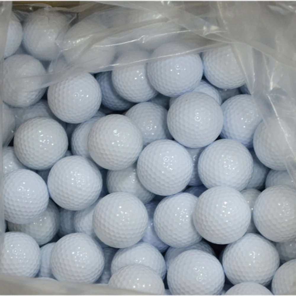 PGM-pelotas de Golf de doble capa, 1 piezas, pelota de práctica de Putting, color blanco estándar, Q003