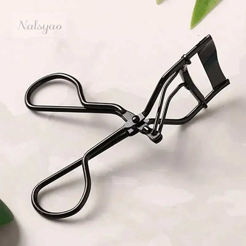 Silver Black Eyelashes Curler Stainless Steel Tweezer Curling Eye Lashes Clip Makeup Beauty