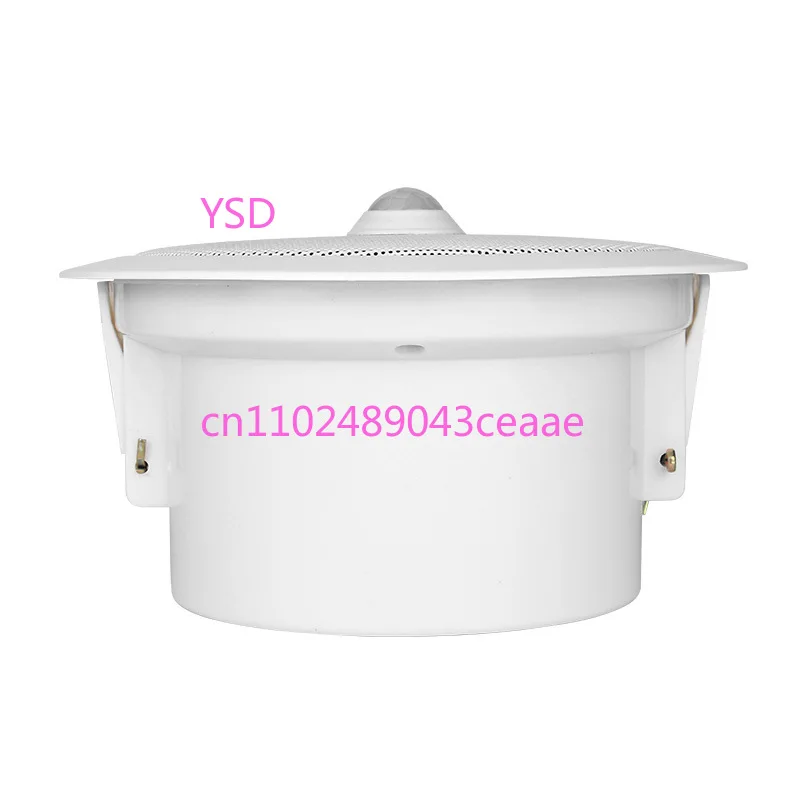 Built-in MP3 Ceiling Motion Sensor Sound Player PIR Infrared Trigger Overhead Speaker For Exhibition Hall Shop Reminder