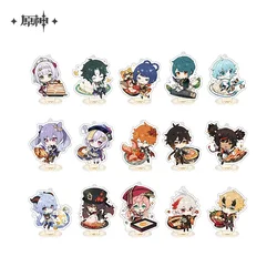 Sunsyea Genshin Impact Official Merch miHoYo Original MWPD Series Q Version Acrylic Stand Tartaglia Zhongli