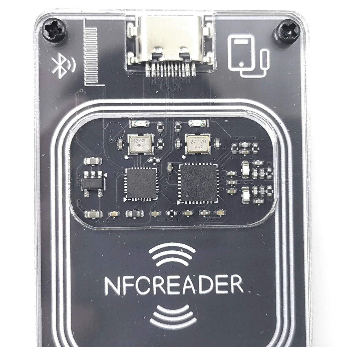 A52TPCR532 NFC RFID Bluetooth Wireless Module IC Card Reader Writer RFID Emulator Minicopy with Type-C Interface