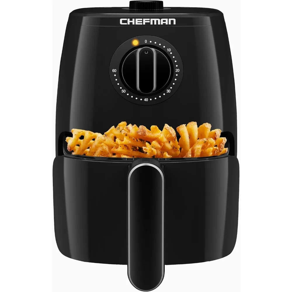 Air Fryer,2Qt, Safe Basket, Tray,  Fry Healthier Meals Fast, Heat and Power Indicator Light, Temp Control, Deep Fryer