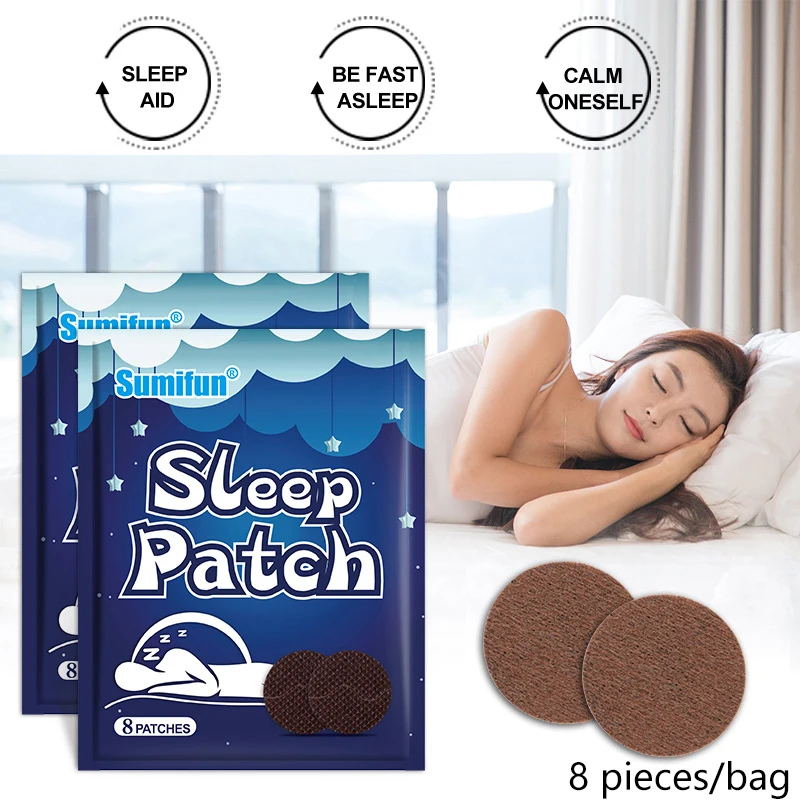 8pcs/bag Plant Essential Oil Sleeping Patch Comfort Patch Sleep Patch Nose Elf Soothing Children And Adult Good Night Patch