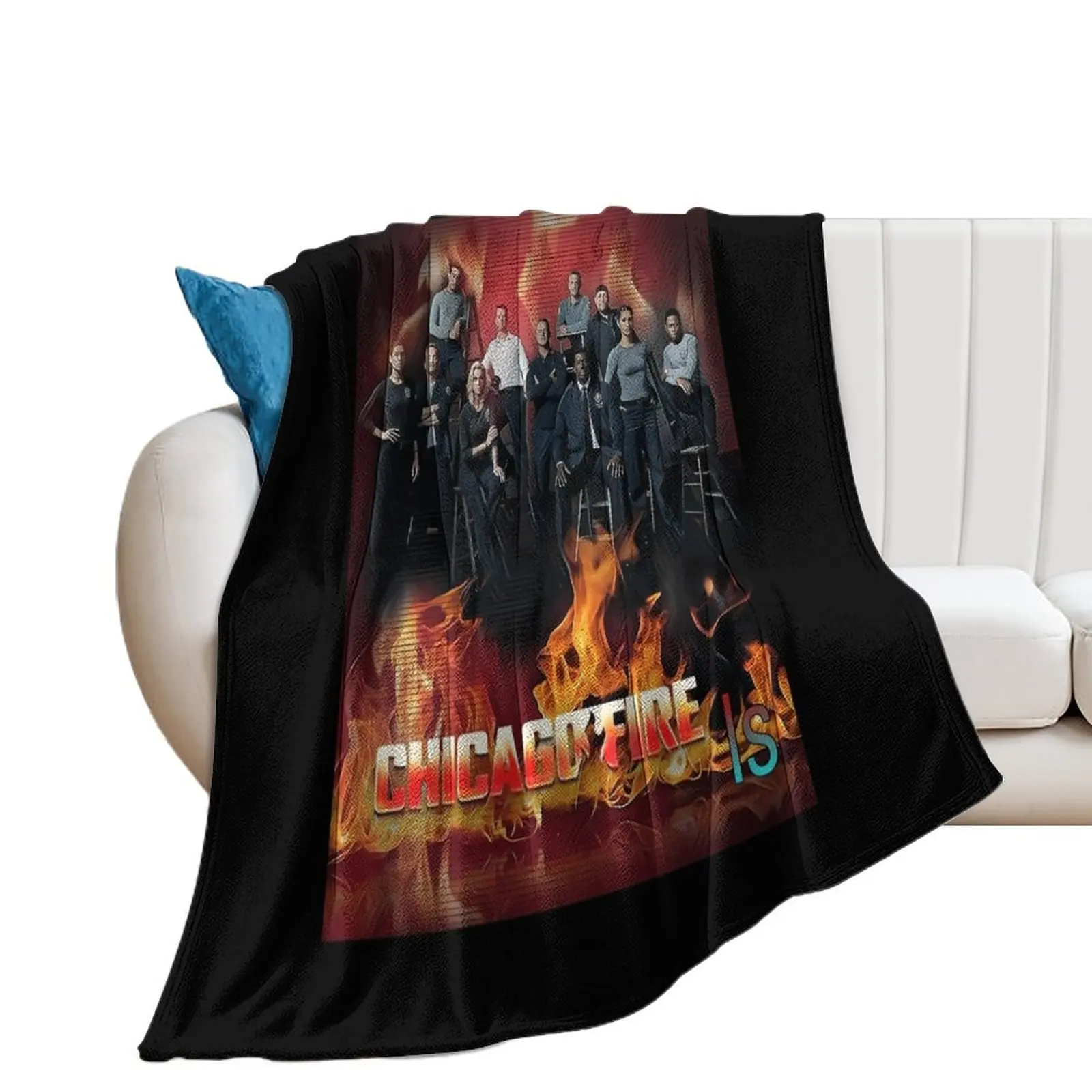 Chicago fire Throw Blanket Designers Stuffeds Warm Blankets