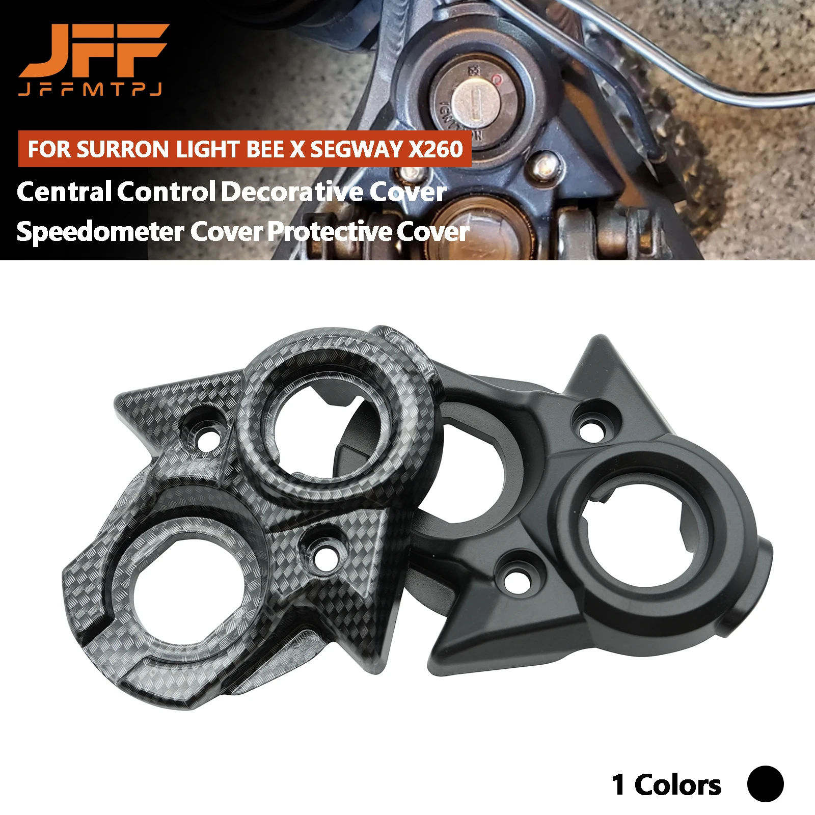 For SurRon Light Bee X Segway X260 Surron Carbon Fiber Central Control Decorative Cover Off-Road Surron Key Plate