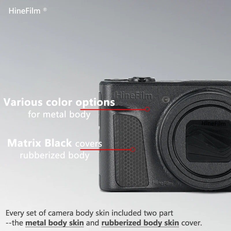 Hinefilm Skin for PowerShotSX740HS Camera Sticker for Canon PowerShot SX740 HS Camera Skin sx 740 HS Wrap Cover SX740HS Skin