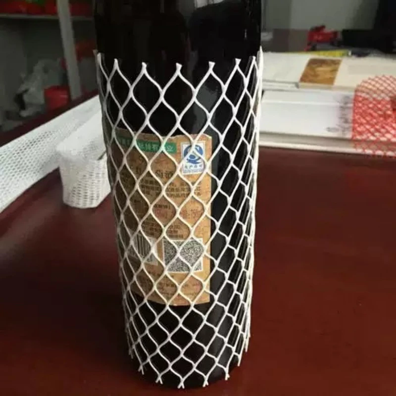 100pcs Wine Bottle Bag Drink Water Liquor Bottle Sleeve Prevent Friction Protection Net Cover label Packaging Bar Accessories