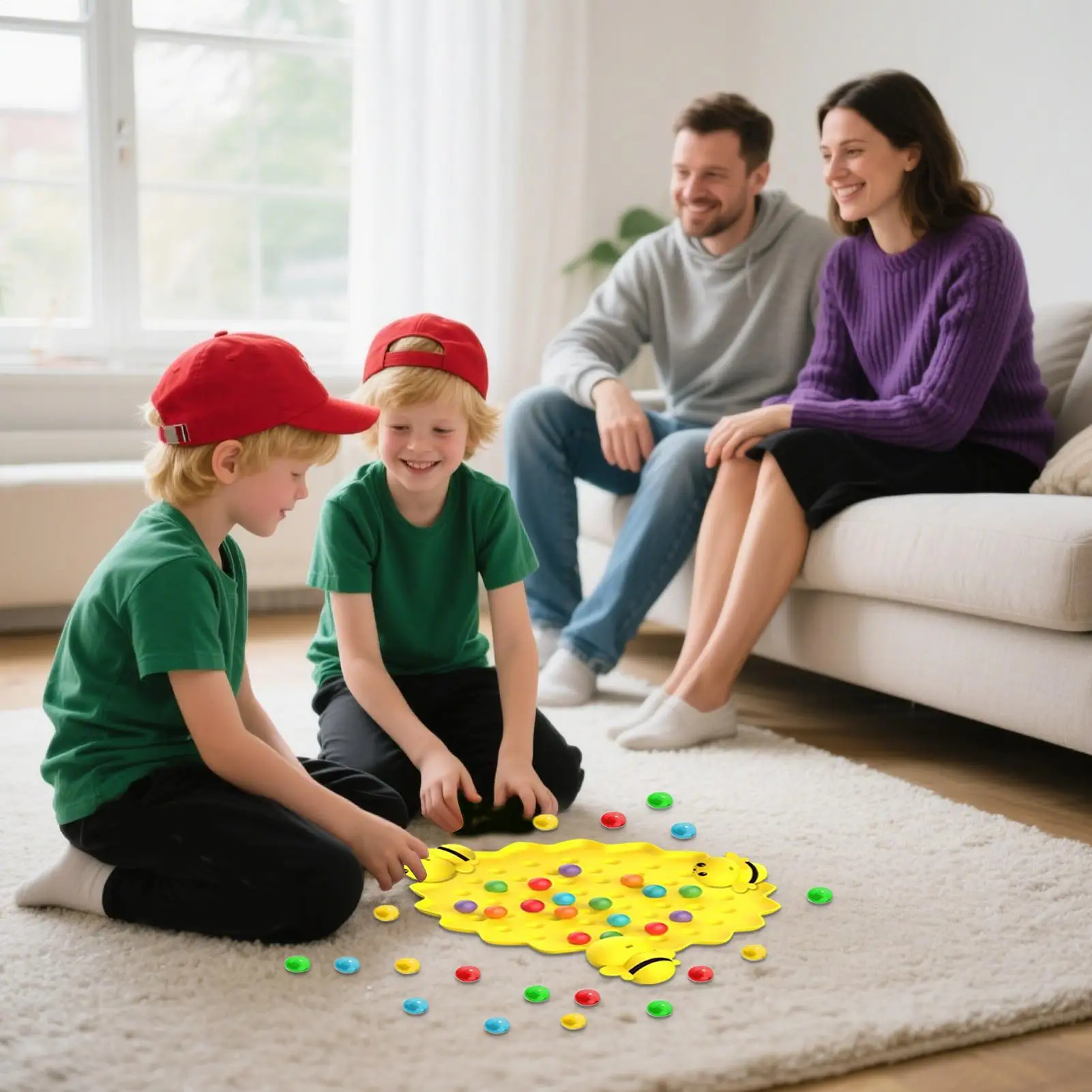 

Настольная игра Busy Bee, обучающая магнитная забавная портативная игра для семейной вечеринки Busy Bees для детей и взрослых, групп, многопользовательская игра для путешествий