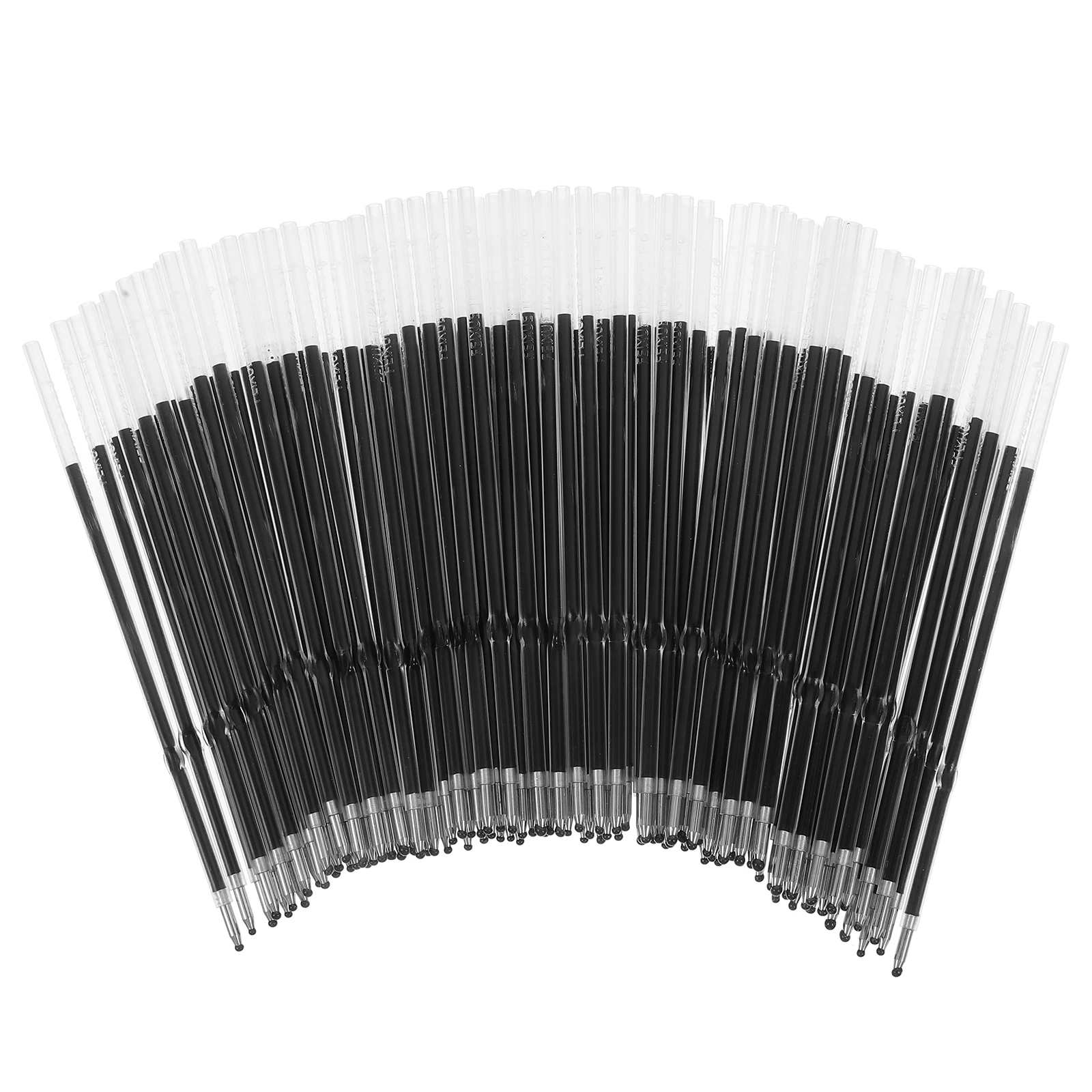 100 قطعة عبوات أقلام قابلة للسحب حبر أسود 0.7 مللي متر طرف متوسط عالمي مناسب للكتابة السلسة اللوازم المكتبية عبوات أقلام أسود