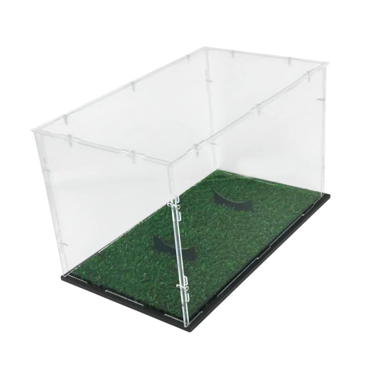 Acrylic Rugby Ball Display Box for Football Fans Collectors Multipurpose Lightweight Accessories Transparent 12.5x7x7.4inch