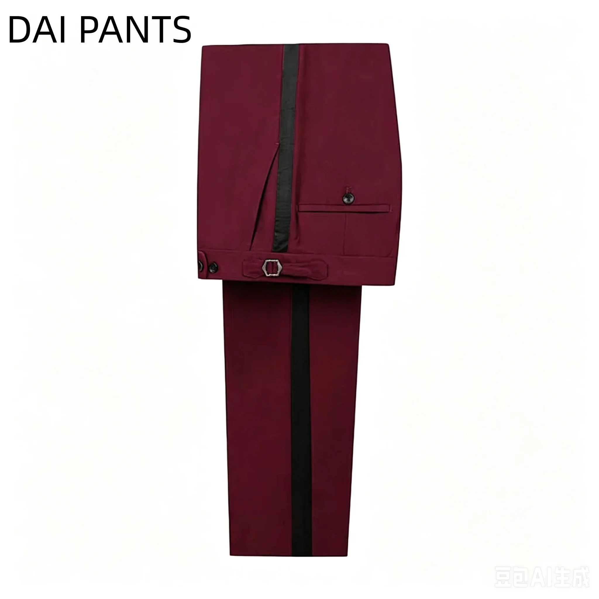Business Mens Trousers Formal Groom Tuxedo Party Prom Regualr Tall Fit Pants Dai Pants