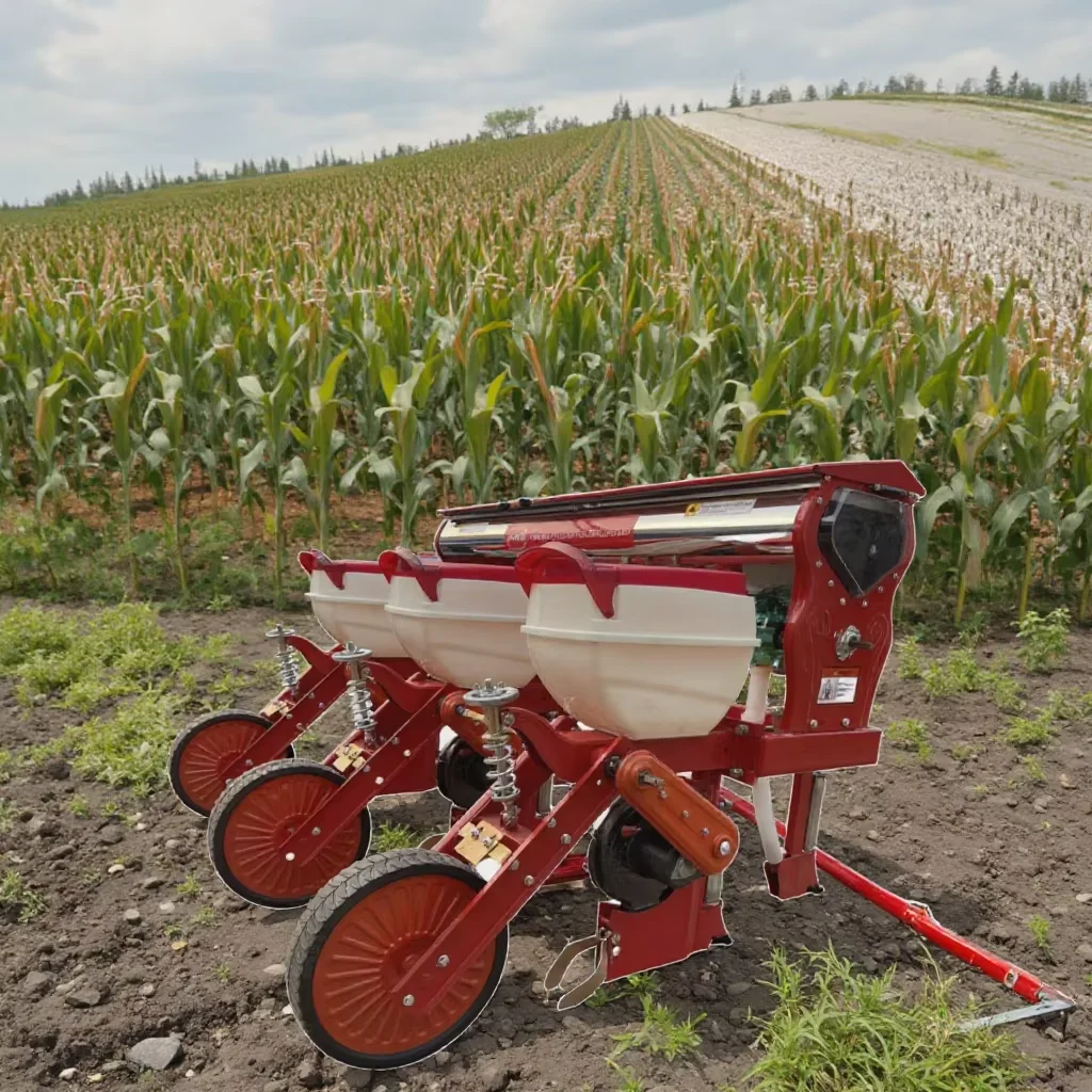 High Efficiency Corn Seeder for Walking Tractor 3 Row  Corn Seeder Machine with Fertilizer for Sale