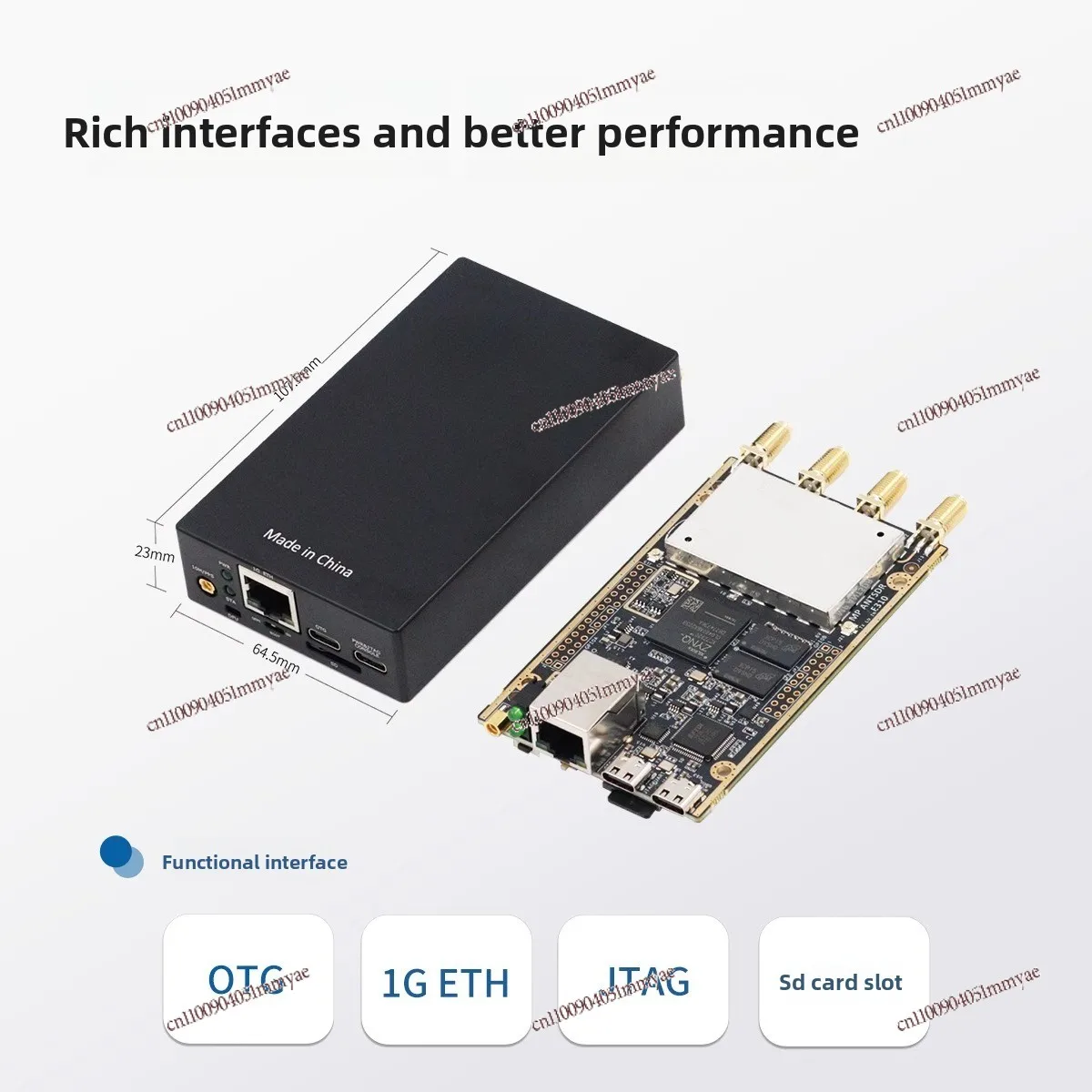 Software Defined Radio SDR Development Board AD9361 ZYNQ7020 E310