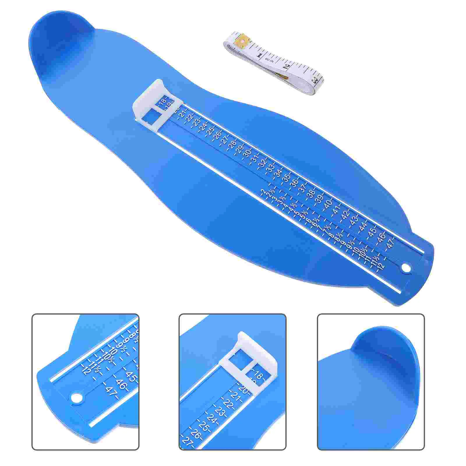 

S Feet Measuring Ruler Sizer Foot Device Gauge Teenager Plastic Measure Boy