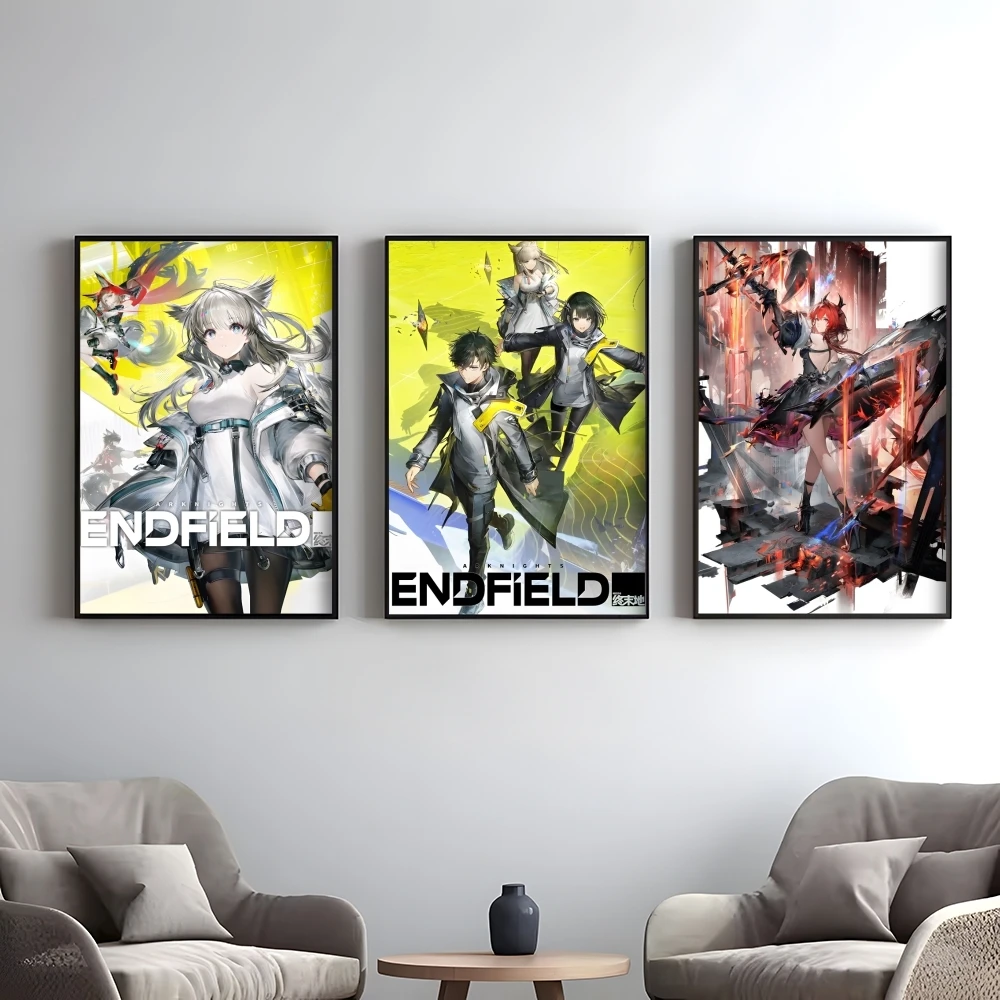 Video Game A-Arknights Endfield Poster Elegant And Affordable Wall Art Stickers For Dormitory Living Room And Bedroom Spaces