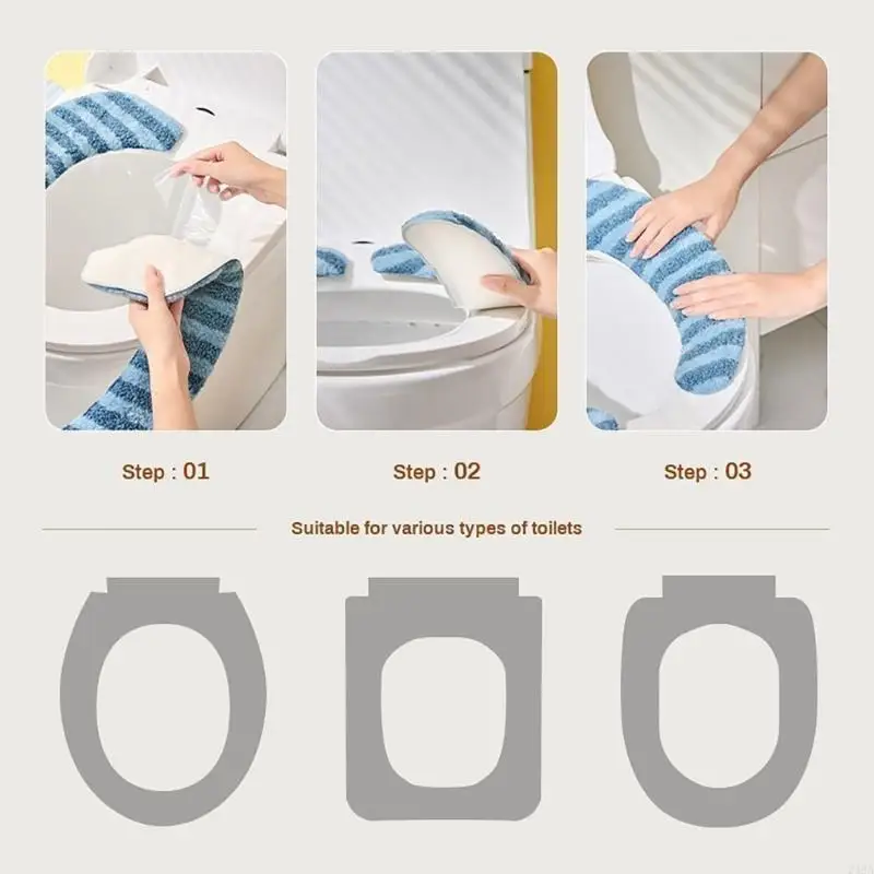  Toilet Seats Pad Seats Covers For Comfort Styles Winter Soft Warmers Accessory