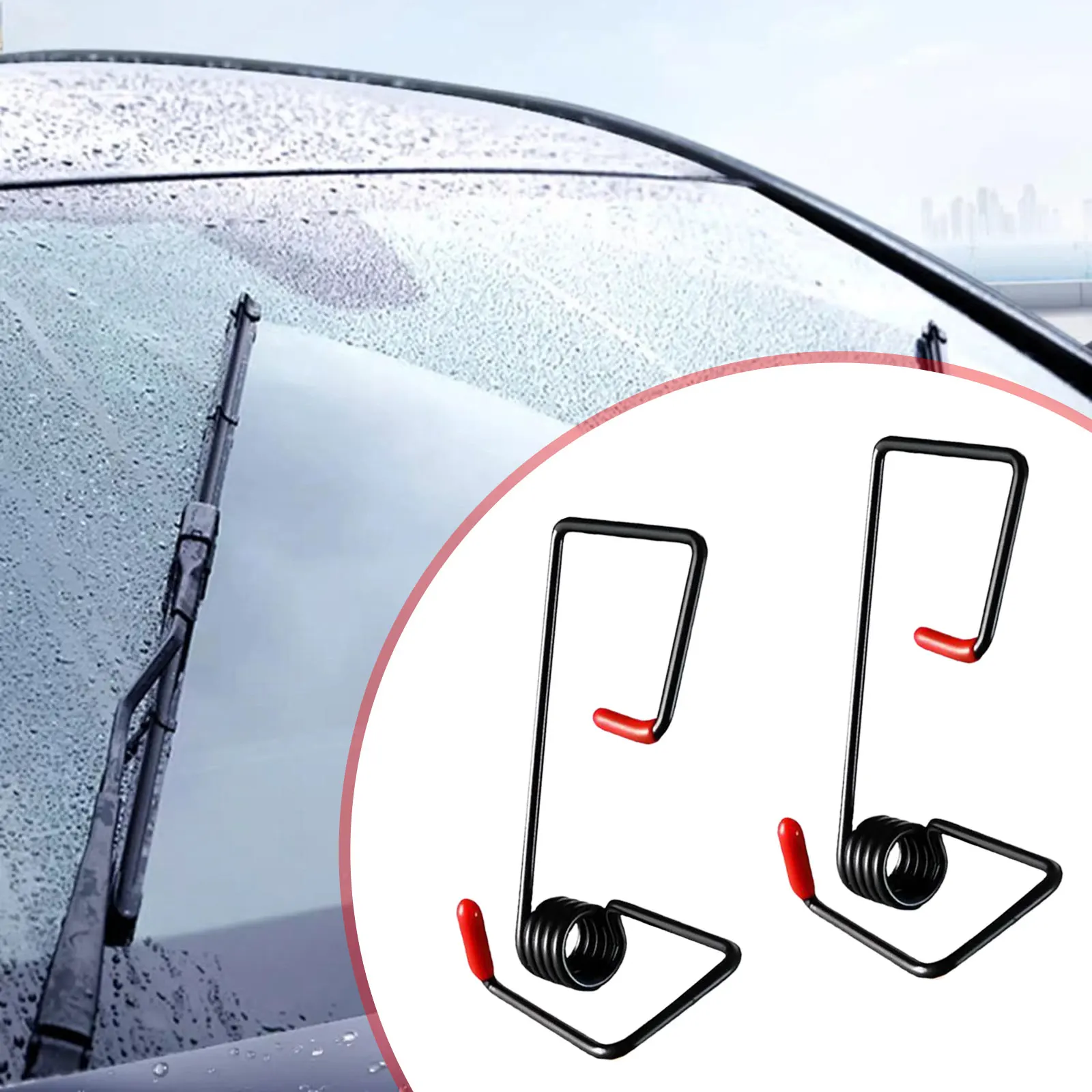 Universal Car Windshield Wiper Arm Pressure Spring Boosters Windshield Wiper Booster Spring Protective Cover Car Accessories