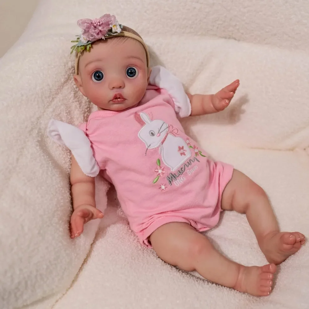 16inch Already Finished Reborn Peeka Newborn Baby Doll Hand Detailed Painting Skin Visible Veins Muñecas Bebe Reborn Dolls Toy