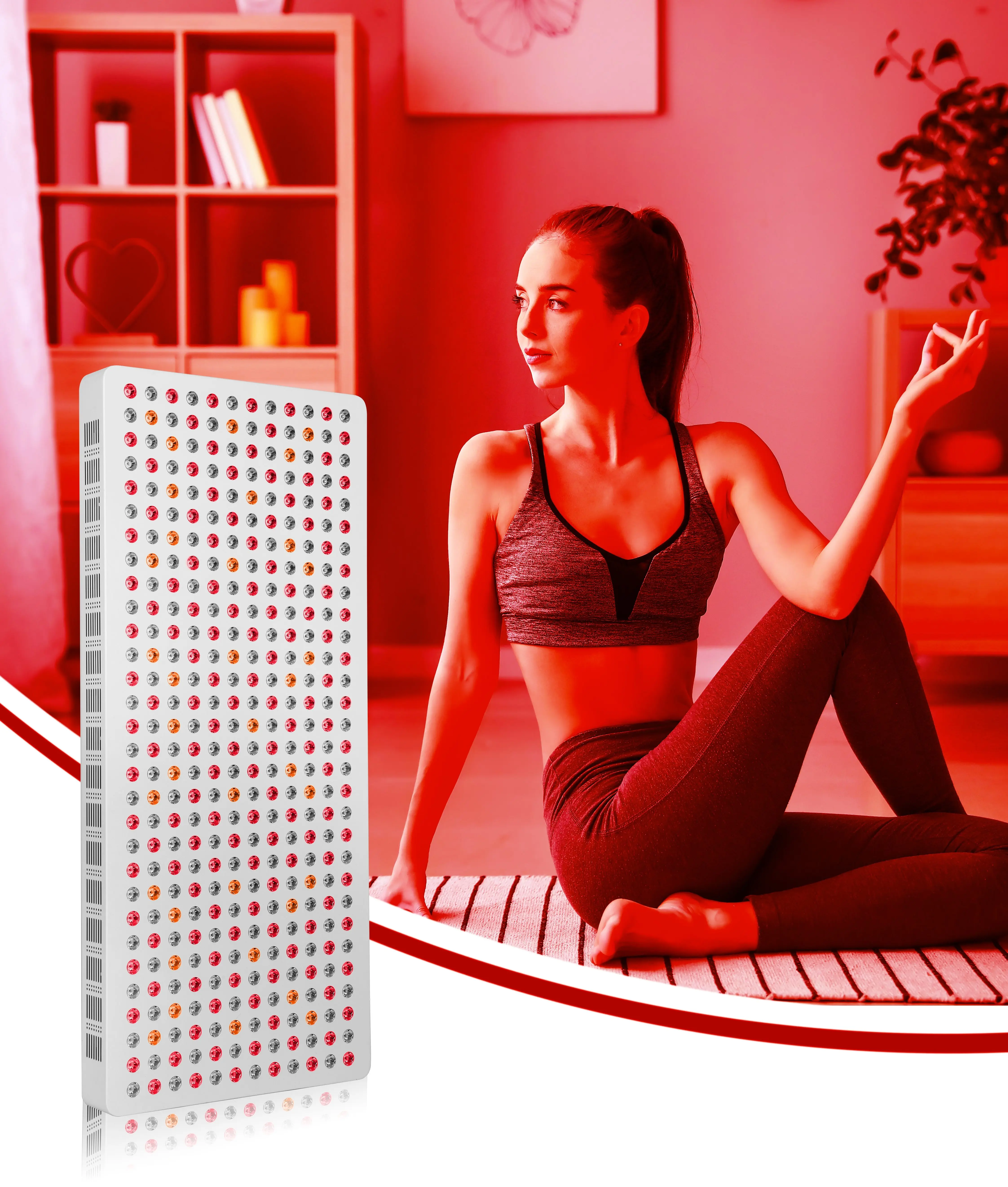 Larger Width RED Infrared Devices  8 Wavalength 660nm 850nm 1060nm Led Infrared Light  Panel