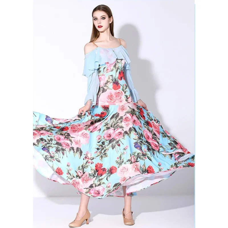 ที่กําหนดเองโมเดิร์นเต้นรําชุด MY883 มาตรฐานแห่งชาติเต้นรําเครื่องแต่งกายเต้นรําบอลรูมชุดลาก Queen เครื่องแต่งกาย