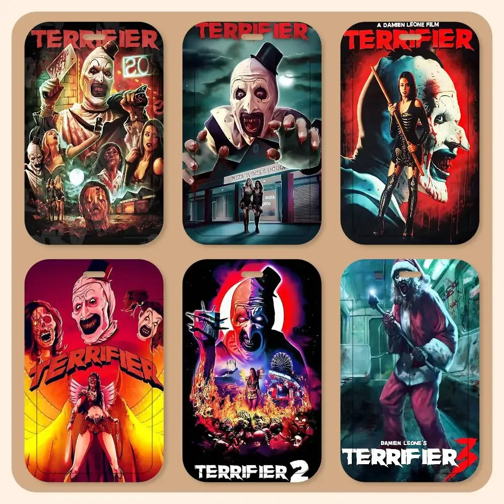 

Забавные держатели для карт T-TerrifierFilm Horror 2 3 3 с тематикой фильма ужасов, на шею, для студенческих удостоверений