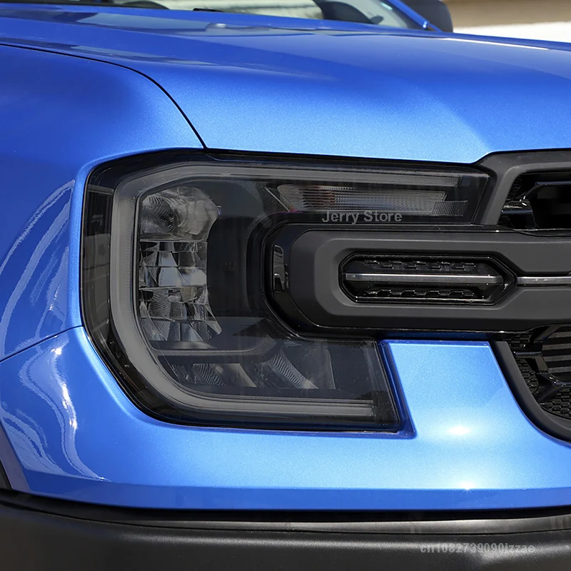

For Ford Ranger Raptor 2023-2024 Headlight Protective Film PPF Anti Scratch UV Protection Clear Vinyl Cover Easy Installation