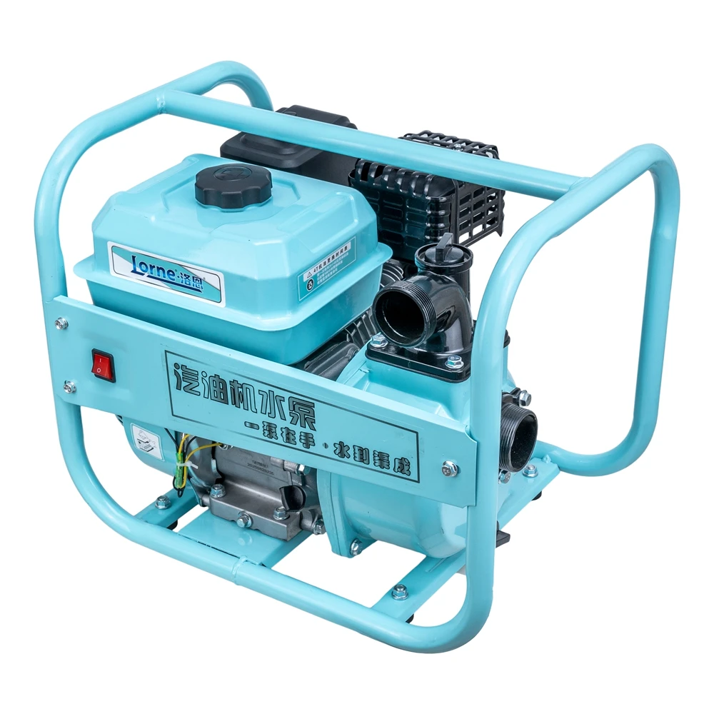 Portable agricultural irrigation equipment with a powered/diesel-powered 2-inch 3-inch 4-inch engine