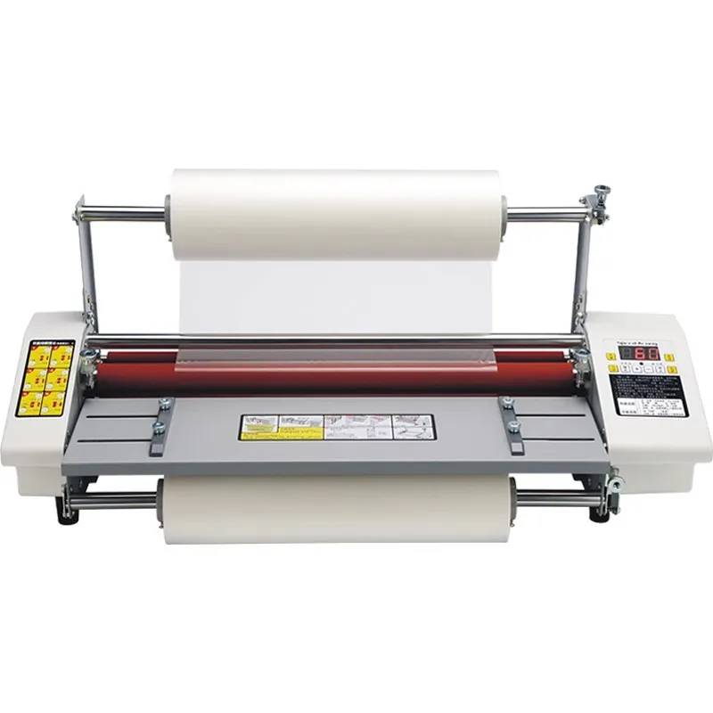Desktop A3 Paper Laminating Machine English Version Four Roller Cold Hot Laminator Rolling Machine For Film Photo