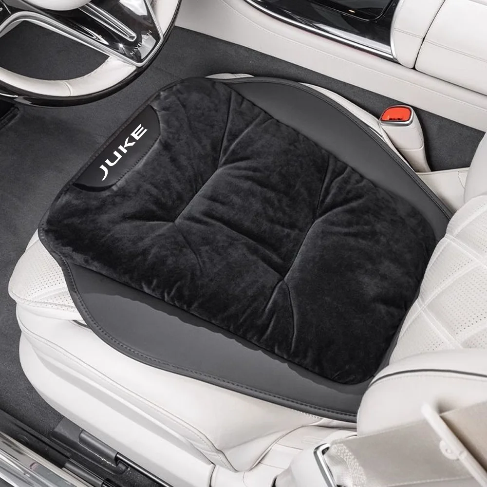 For Nissan Juke F15 F16 2021 Widen Car Seat Cover Flannel Warm Plush Car Front/Rear Seat Cushion Pad Auto Interior Accessories