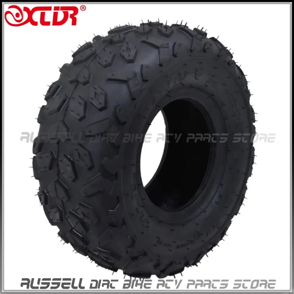 145/70-6 High Quality 6 inch Tubeless Tyre Tire For 50cc 70cc 90 110cc 125cc Kids ATV Quad Bike Buggy Buggy 4 wheeler Spare part