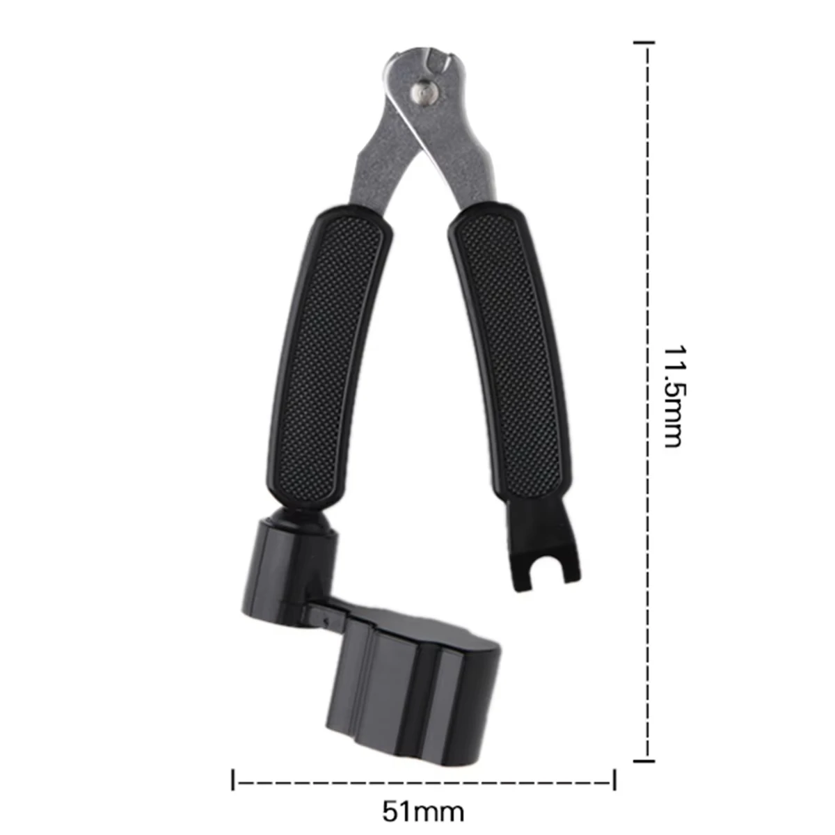 Miwayer 3-in-1 Guitar String Tool - String Winder, Cutter & Pin Puller for Acoustic Electric Guitar Maintenance & Repair view 2