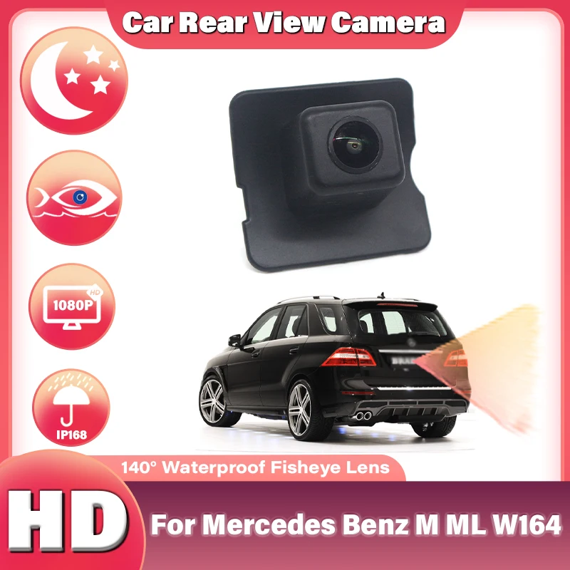 

Камера заднего вида для Mercedes Benz M ML W164, камера заднего хода, HD CCD, ночное видение + высокое качество