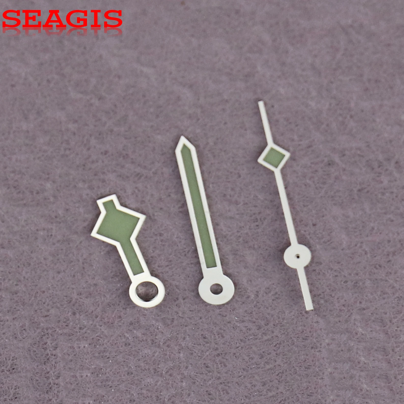 

SEAGIS Высококачественные стрелки часов Стрелки-снежинки для NH35 NH36 7S26 7S36 Синий люм 8*12,5 мм