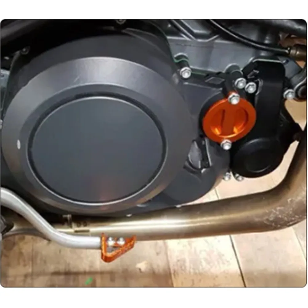 For 390 DUKE RC 390 200 Duke 390 ADV Husqvarna 401/250 SVARTPILEN/VITPILEN Motorcycle CNC Engine Oil Filter Cap Guard Cover