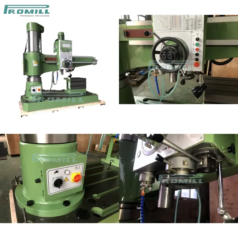 HCY Quality Certification ISO Radial Drilling Machine Z3050x16/1 High Speed 20-2000 RPM Max 50mm Easy Operation Motor