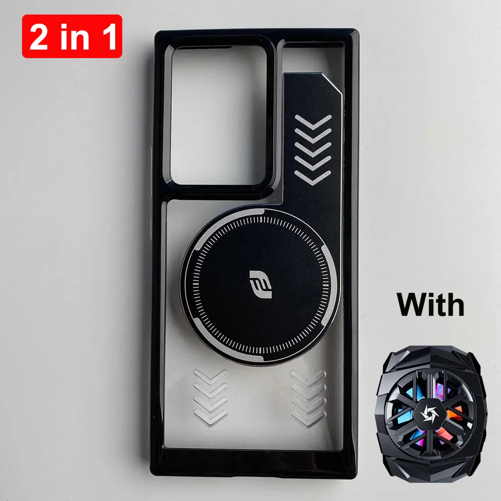 

For Nubia Z40 Pro Graphene Heat Dissipation Case For Nubia Z30 Pro Breathable Cooling Back Cover Rechargeable Mute Phone Cooler