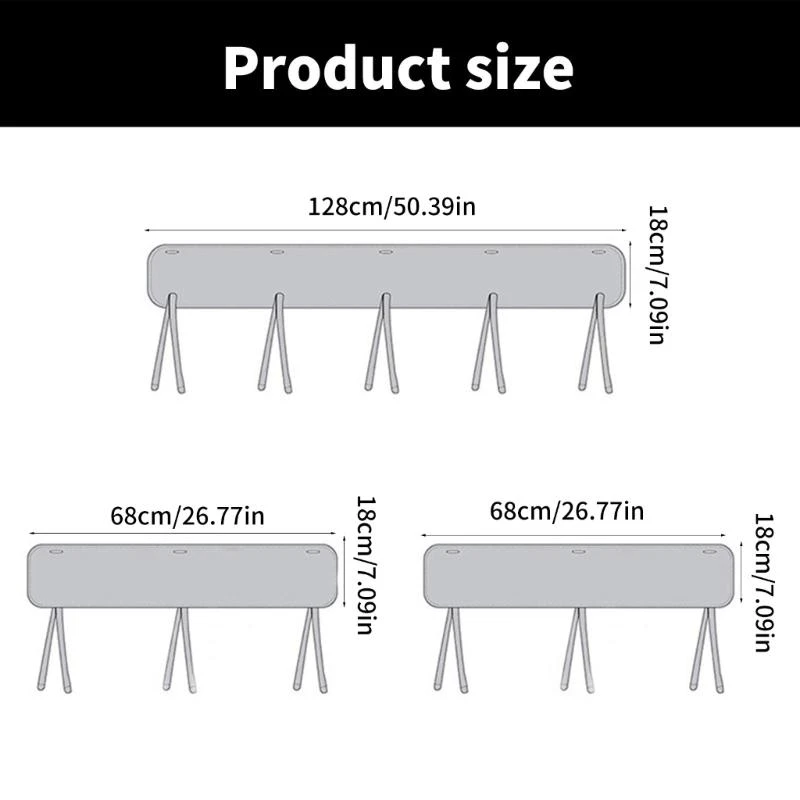 J15U 3 قطعة لينة سرير بيبي حاجز الحشوات مجموعة سلامة الطفل الوفير سرير الطفل حواف الحرس لينة التفاف عالية مرونة الإسفنج الحديثة #6