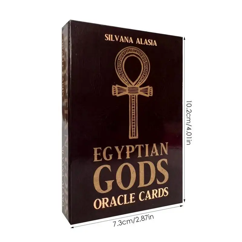 Tarot Cards EGYPTIAN GODS ORACLE CARDS English Version For Female Girls Board Game Oracle Cards Party English Playing Cards