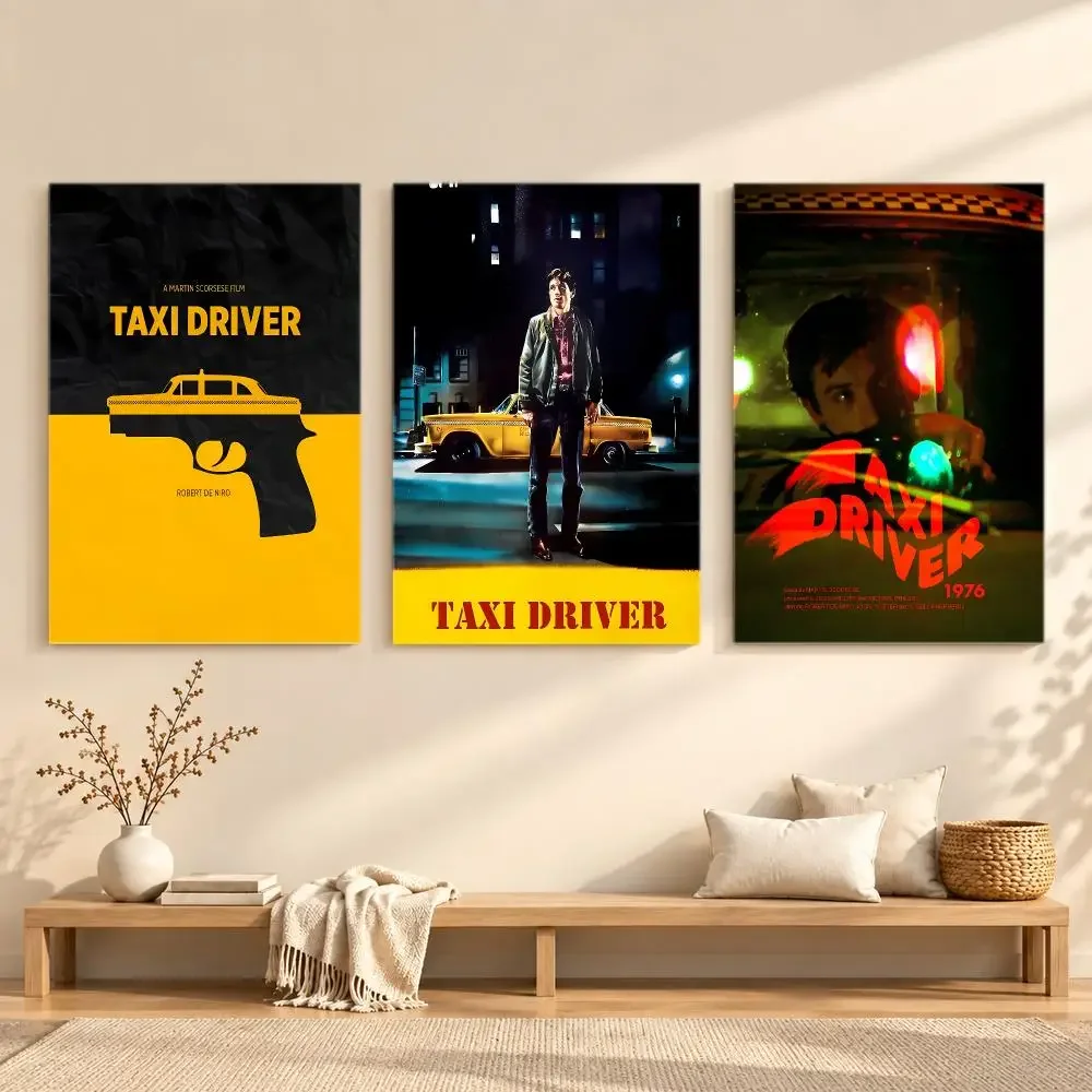 Crime Drama Movie T-Taxi Driver Poster Series Print Unframed Aesthetic Wall Decor Gift Living Room Bedroom