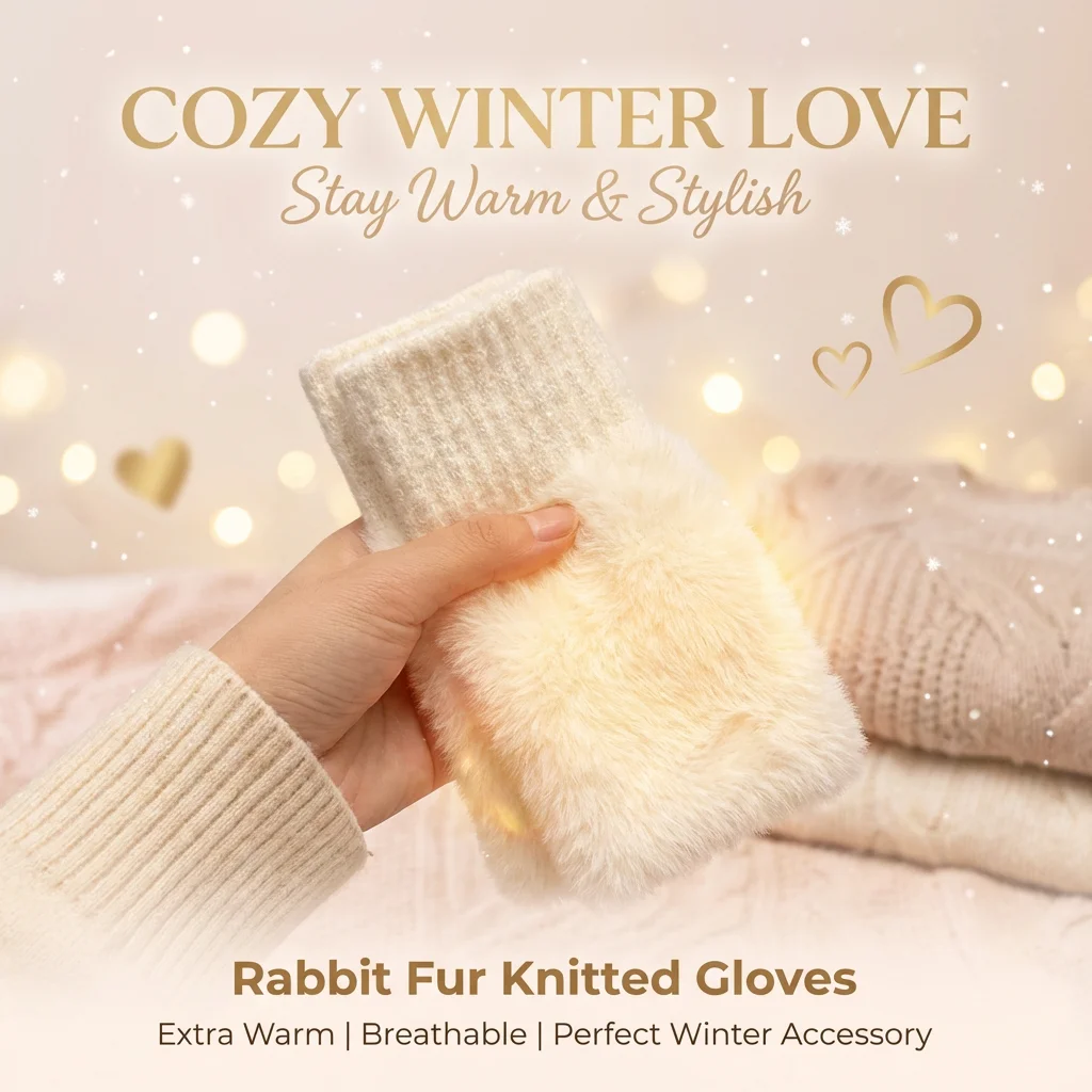 

Перчатки без пальцев с сенсорным экраном для женщин, мягкие плюшевые теплые варежки, идеально подходят для использования с телефоном и зимнего стиля, милый подарок на День святого Валентина