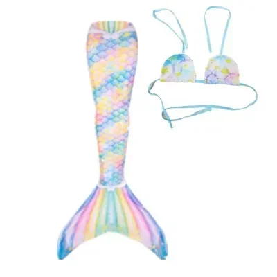 2024 Nieuwe Kinderen Volwassen Zwemmen Zeemeerminstaart Meisje Moeder Cosplay Zeemeermin Kostuum Kinderen Party Gift Fantasie Badpak Met Monofin Fin