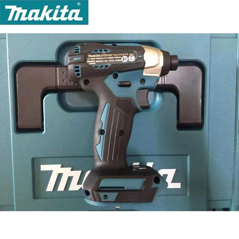 MAKITA 18V Cordless Impact Driver DTD157 Brushless Motor Electric Drill Screwdriver Household Multifunction Power Tools DTD157Z