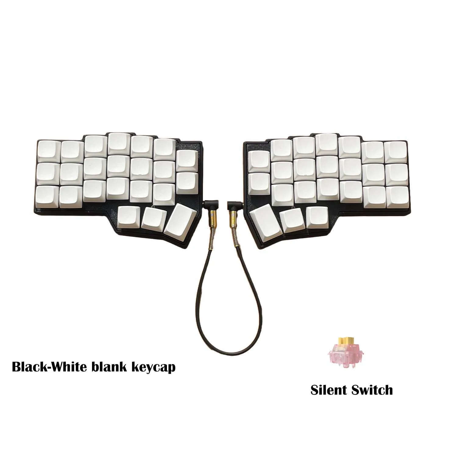Corne V4.1 Split Ergonomics Hot-swappable MX Mechanical Keyboard Wired South RGB VIAL fully rogrammable
