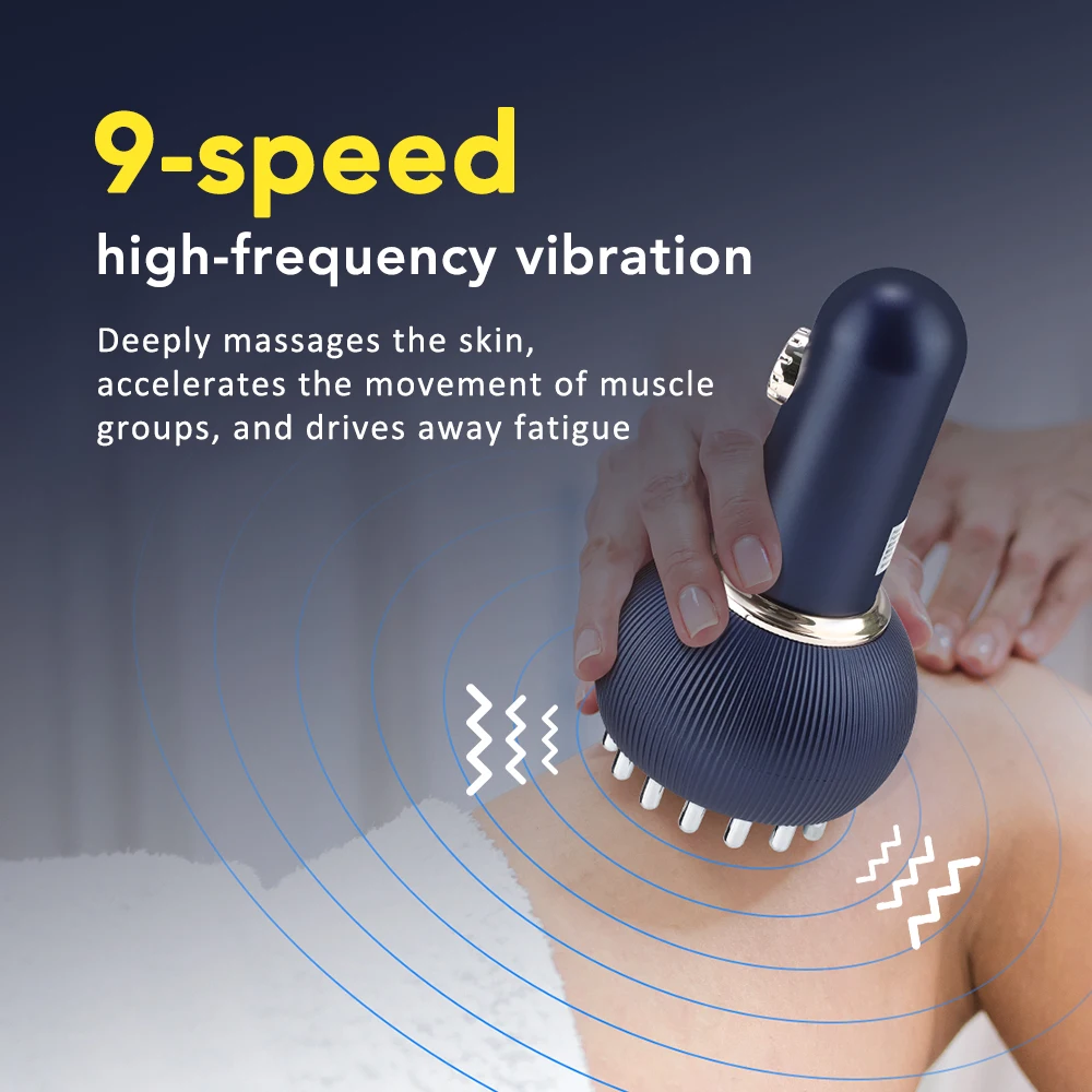 

Intelligent Meridian Massager Electric Heating Meridian Dredging Brush Multifunctional Household Scraping and Cupping Device